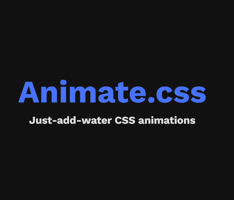 【Web前端】Animate.css 一款强大的预设css3动画库-追梦人